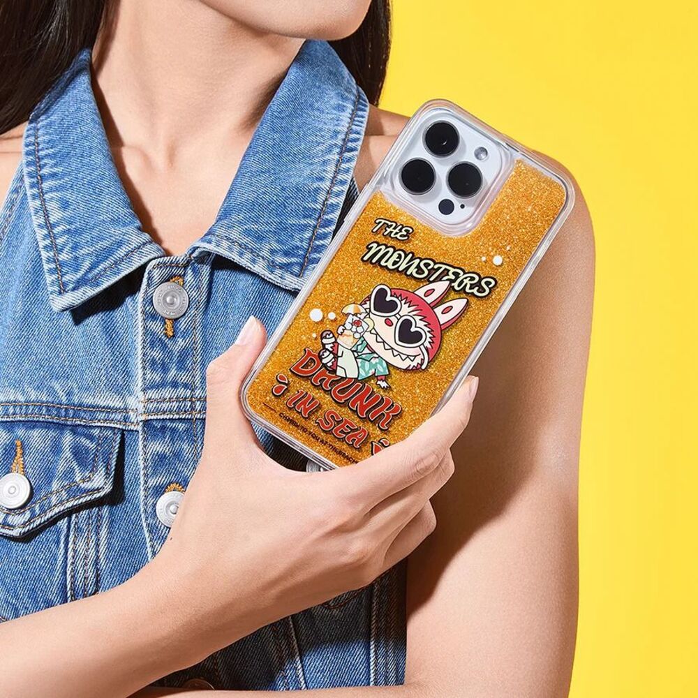 POP MART The Monsters LABUBU Drunk in Sea Series iPhone 14 Pro Phone Case